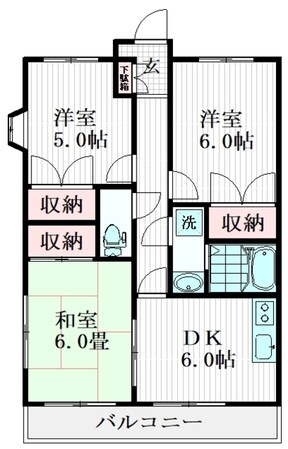 第一フラワーマンションの物件間取画像